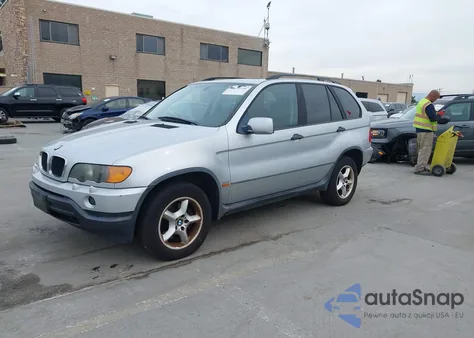 2001 BMW X5 3.0 из США, поврежденный, VIN WBAFA535X1LM78483